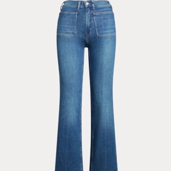 NWT Lauren Ralph Lauren Women's Jeans High Rise Boot Cut Jeans 14 - Picture 1 of 16
